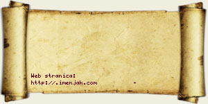 Hana Begenišić vizit kartica